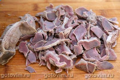 Тушеные желудки индейки с баклажанами и соевым соусом Тушеные желудки индейки с баклажанами и соевым соусом