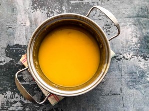 Тыквенный суп с копченостями