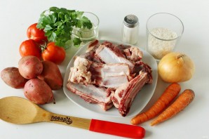 Узбекский рисовый суп