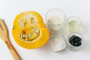 Запеканка из тыквы с черносливом