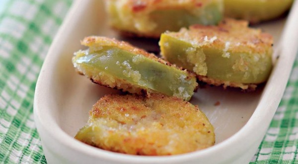 Жареные зеленые помидоры, пошаговый рецепт с фото