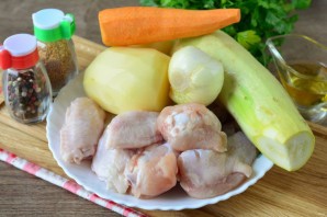 Жаркое в духовке с овощами