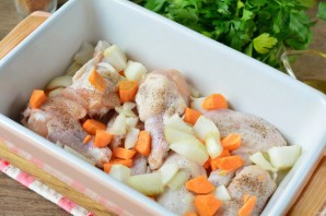 Жаркое в духовке с овощами