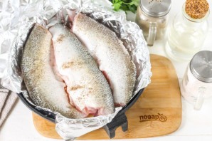 Жерех в духовке в фольге