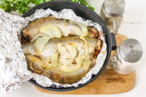 Жерех в духовке в фольге