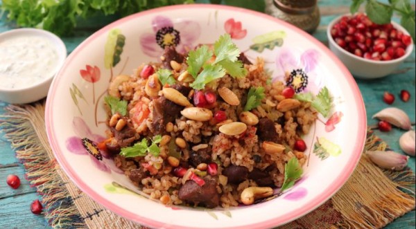 Арабский манцеф, пошаговый рецепт с фото Арабский манцеф, пошаговый рецепт с фото