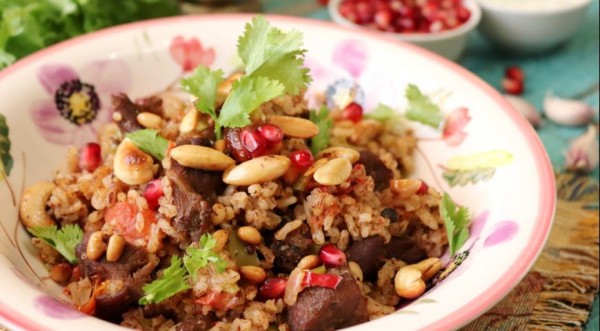 Арабский манцеф, пошаговый рецепт с фото Арабский манцеф, пошаговый рецепт с фото