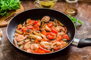 Баклажаны с креветками Баклажаны с креветками