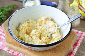 Бутерброды с крабовыми палочками и плавленым сыром