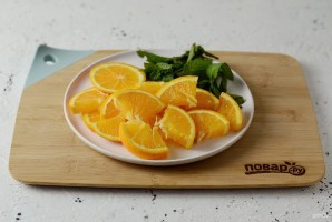 Чай с мятой и апельсином