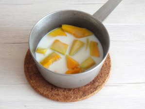 Десерт из творога и тыквы