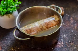 Диетический рулет из куриной грудки