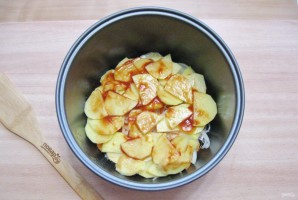 Форель с картофелем в мультиварке