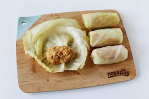 Голубцы под шубой в духовке