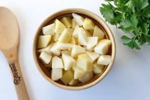 Гороховый суп с кроликом