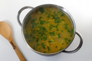 Гороховый суп с кроликом