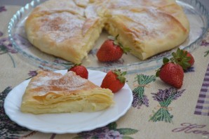 Греческий пирог "Бугаца" Греческий пирог "Бугаца"