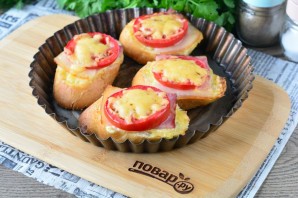 Гренки с беконом