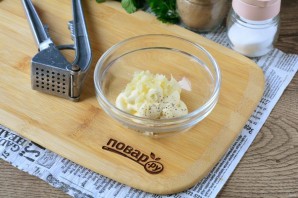 Гренки с беконом