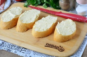 Гренки с беконом