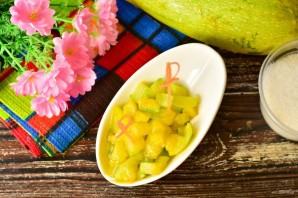 Кабачки в карамели