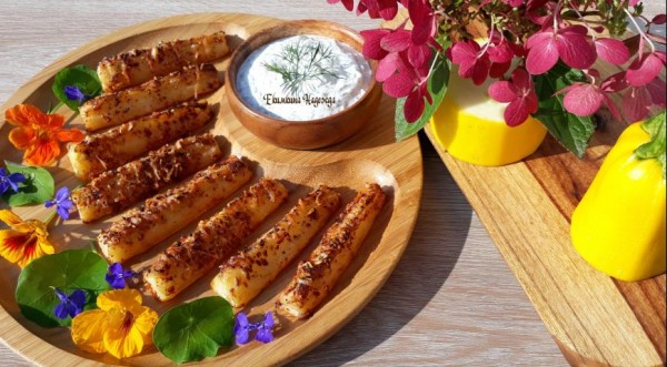 Кабачковые ломтики под сырно-томатно-чесночной корочкой, пошаговый рецепт с фото