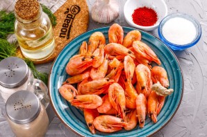 Карамелизированные креветки