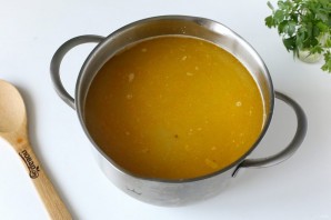 Картофельный суп с кроликом