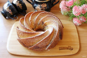 Кекс на кефире с корицей