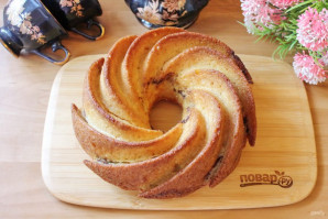 Кекс на кефире с корицей