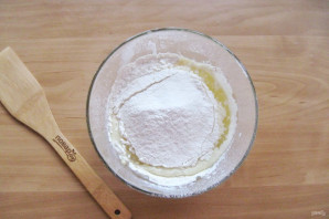 Кекс на кефире с корицей