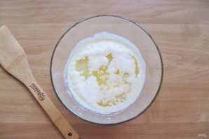 Кекс на кефире с корицей