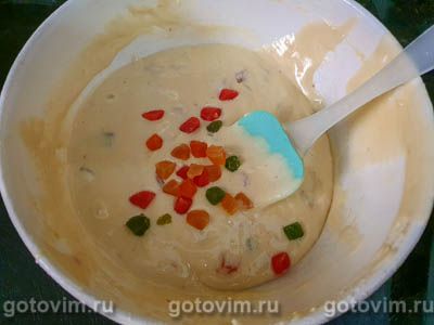 Кексы на йогурте с цукатами Кексы на йогурте с цукатами