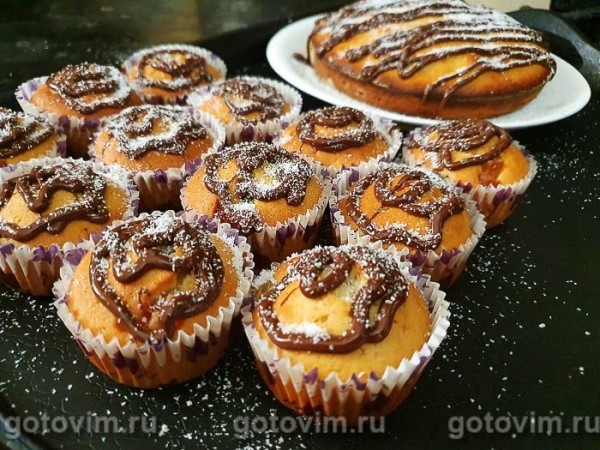 Кексы на йогурте с цукатами Кексы на йогурте с цукатами