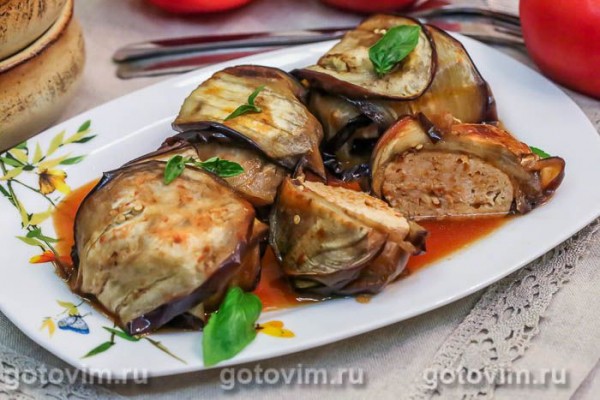 Котлета в конверте из баклажана или Кюрдан-кебаб (Kürdan Kebabı) Котлета в конверте из баклажана или Кюрдан-кебаб (Kürdan Kebabı)