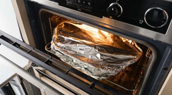 Курица, запеченная в фольге, пошаговый рецепт с фото