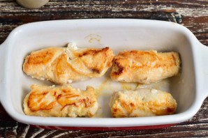 Куриные рулетики с творожным сыром Куриные рулетики с творожным сыром