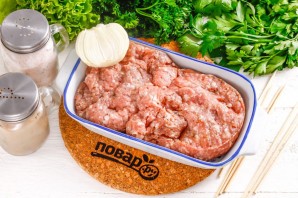 Люля кебаб с зеленью