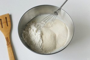 Манник с брусникой