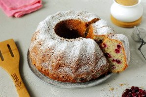 Манник с брусникой