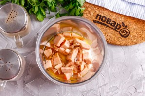 Мусс из печени трески