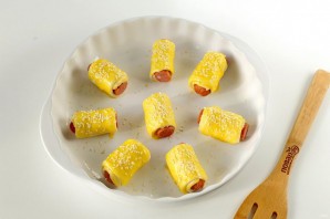 Охотничьи колбаски в тесте