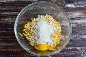 Оладьи из тыквы и овсяных хлопьев Оладьи из тыквы и овсяных хлопьев