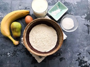 Оладьи с фруктами Оладьи с фруктами