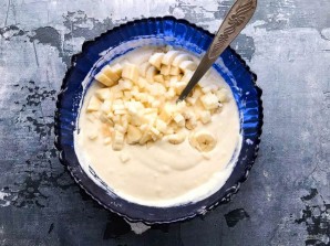 Оладьи с фруктами Оладьи с фруктами