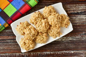 Овсяное печенье без муки и яиц