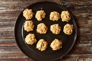 Овсяное печенье без муки и яиц