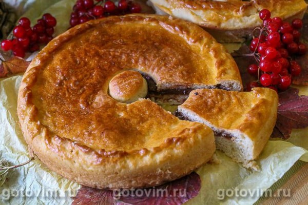 Пирог с калиной