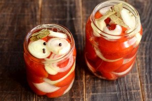 Помидоры половинками без стерилизации на зиму