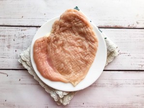 Рулетики из куриного филе с творожным сыром